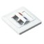 Picture of NetiX Angled Face Plate Dual Port with Shuttle