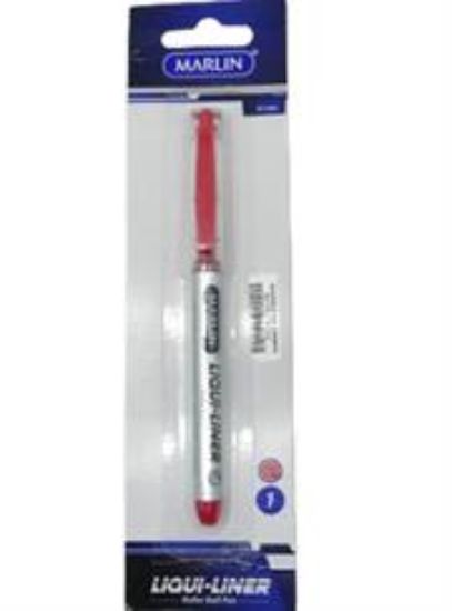 Picture of Marlin Liqui Liner Roller Ball Pen Red Single Medium