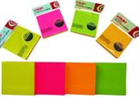 Picture of DLOffice Multicolour Sticky Notepad 100 Sheets Per Pad