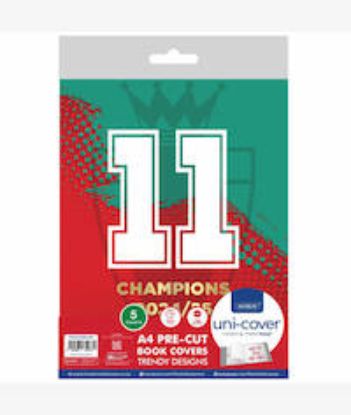 Picture of Marlin A4 PreCut Book Covers Champions Nr11 5pack