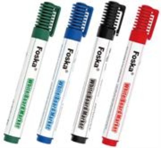 Picture of Foska 4 Pack Whiteboard Markers