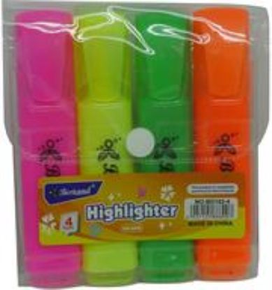Picture of Brainware Bertand Pastel Highlighters Pack of 4