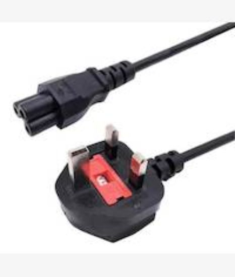 Picture of UniQue UK 3 pin Single Head 1.8M Power cable