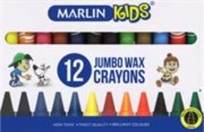 Picture of Marlin Kids Jumbo Wax Crayons
