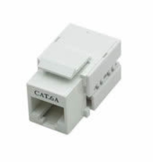 Picture of Intellinet 10 Gigabit Cat6A UTP 90 Keystone Jack