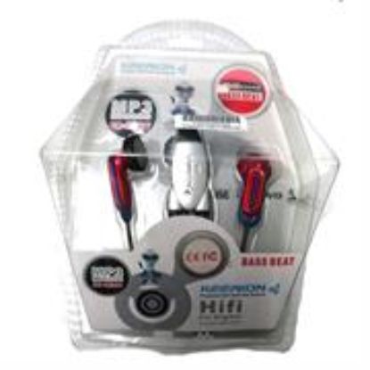 Picture of Geeko In Ear Wired Earphones With Volume Control