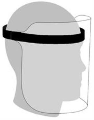 Picture of Casey Faceshield With Adjustable Elastic Black Band