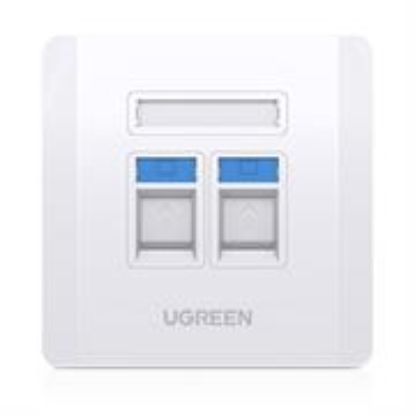 Picture of uGreen Dual Wall Socket internet LAN and Telephone