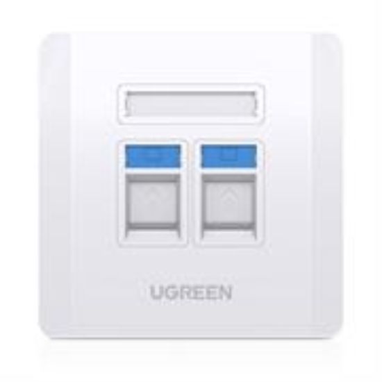 Picture of uGreen Dual Wall Socket internet LAN and Telephone