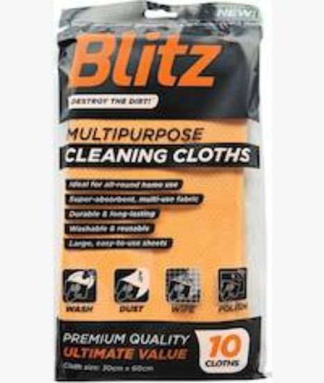 Picture of Tevo Blitz 10 Pack Premium Cloths