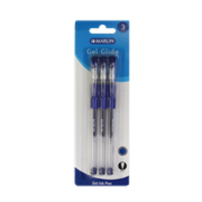 Picture of Marlin Gel Glide Gel Ink Pens Blue