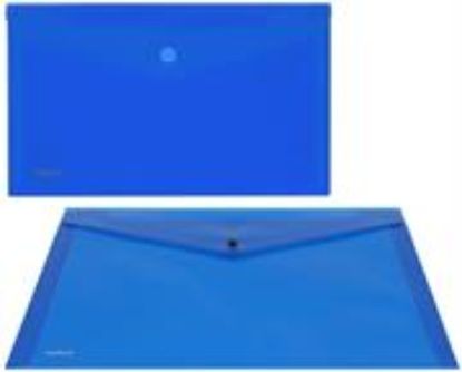 Picture of Marlin A4 Blue Carry Folder with Stud