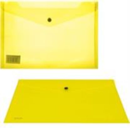 Picture of Marlin A4 Yellow Carry Folder with Stud