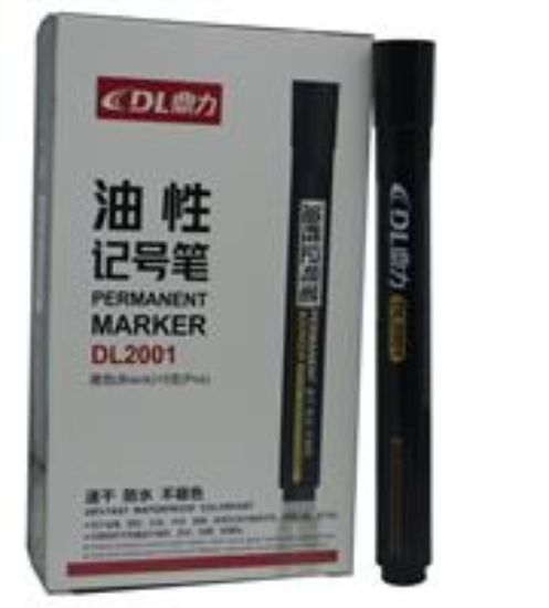 Picture of DLOffice Permanent Markers Pack of 10 Black