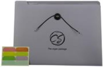 Picture of Brainware 8 Compartment Expanding File Organiser Purple