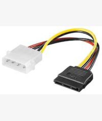 Picture of UniQue SATA Male to 4 Pin Female Molex Adapter