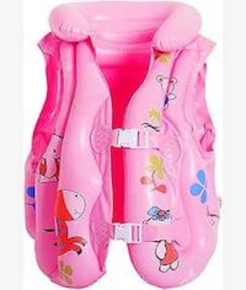 Picture of Casey Kids Medium Inflatable Swimming Vest Pink