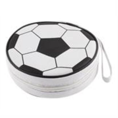 Picture of Ebox 24pcs Cd Holder Black & White Socce