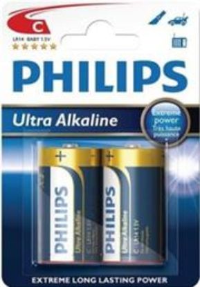 Picture of Philips Ultra Alkaline Battery LR14E2B 2 x Type C