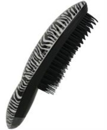 Picture of Prescott Finishing Hairbrush Zebra Strip Colour