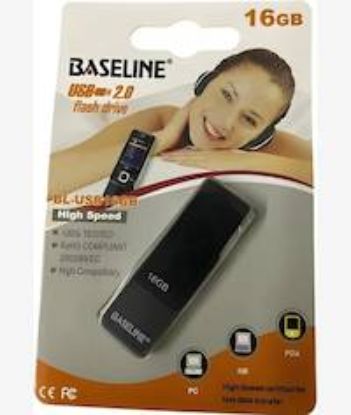 Picture of Baseline 16GB USB 2.0 Flash Drive