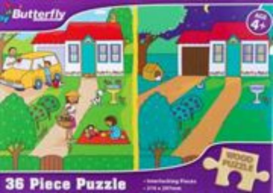 Picture of RGS 36pc Day & Night Wooden Puzzle
