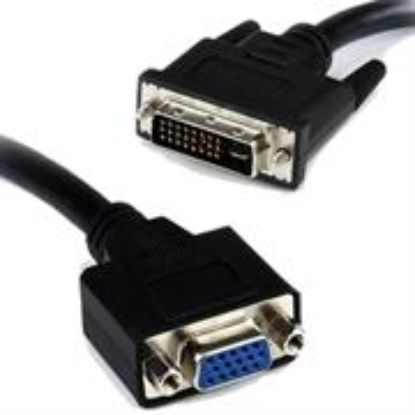 Picture of UniQue DVI Male to VGA Female 1.8m Cable