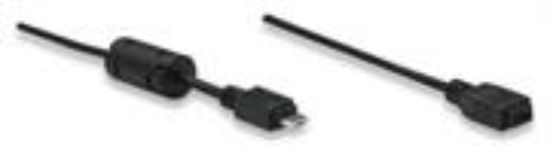 Picture of Manhattan 1.8m Micro USB AM to Micro USB Female Cable