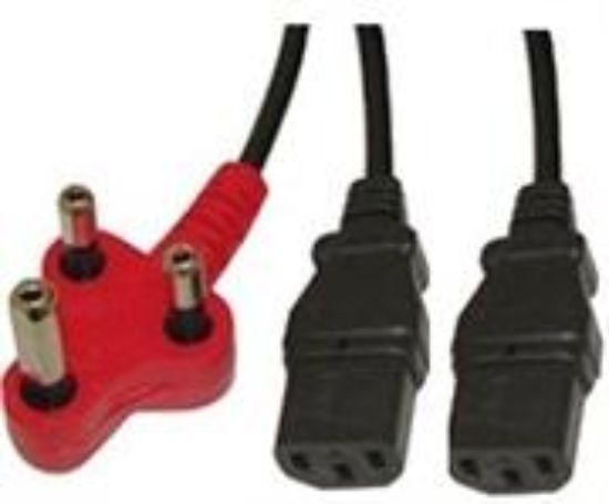 Picture of UniQue Dedicated Dual head Standard computer power cable