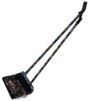 Picture of Totally Long Dust Pan Broom Set Black Floral Design
