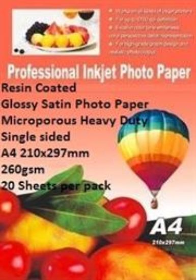 Picture of EBox Resin Coated Glossy Satin Photo Paper