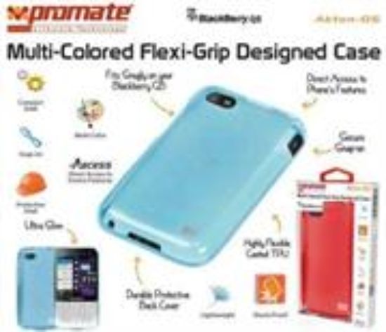 Picture of Promate Grey Akton-Q5 Blackberry Q5 flexi-grip case