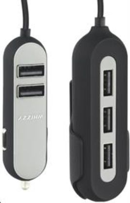 Picture of Whizzy Black 5 Port USB Family Car Charger