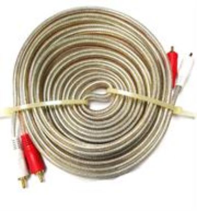 Picture of Geeko 5m Braided Dual Cinch RCA Audio Cable