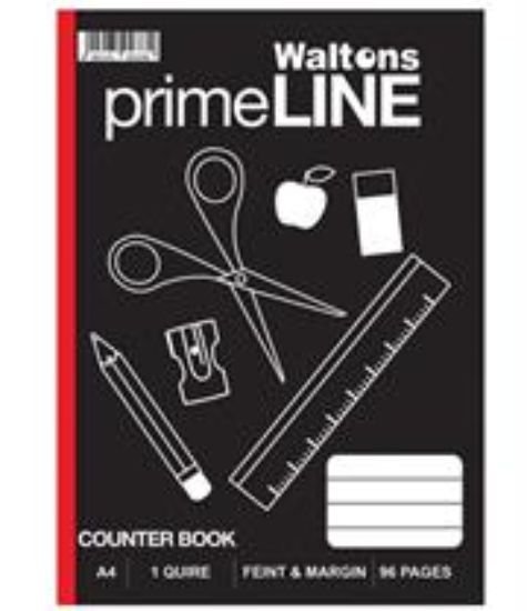 Picture of Waltons Primeline 1 Quire A4 Counter Book 5 Pack