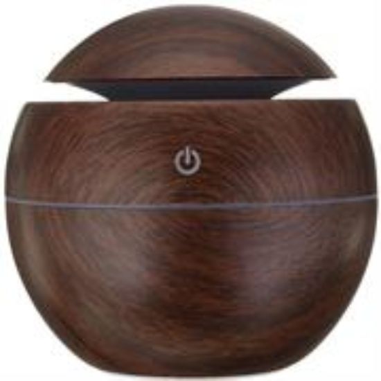 Picture of Casey Ultrasonic Aroma Mini Portable Humidifier Dark Wood