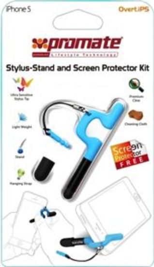Picture of Promate Overt.iP5 iPhone 5 Stylus-Stand and Screen Protector Kit