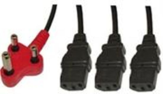 Picture of UniQue Dedicated Tri Head Power Cable 3.8m