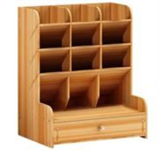 Picture of Brainware DIY Medium Wooden Desk Organizer