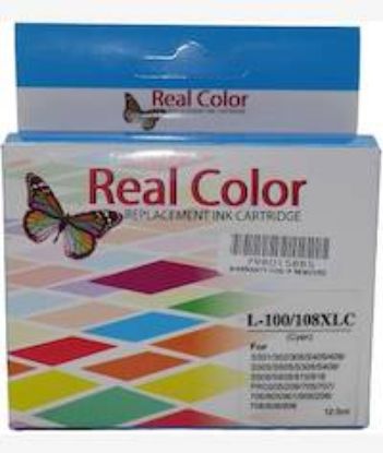 Picture of Topjet Real Color Lexmark Cyan Inkjet Cartridge