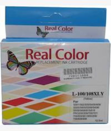 Picture of Topjet Real Color Lexmark Yellow Inkjet Cartridge