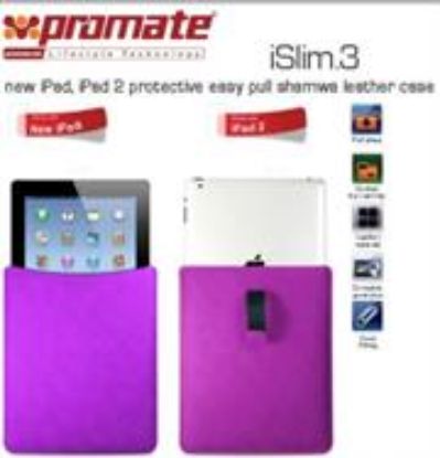Picture of Promate iSlim.3 Easy Pull shamwa leather case Leather Case