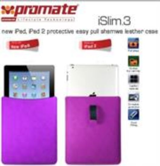 Picture of Promate iSlim.3 Easy Pull shamwa leather case Leather Case