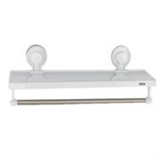 Picture of Bathlux Shelf With Handtowel Rack With Suction Cup