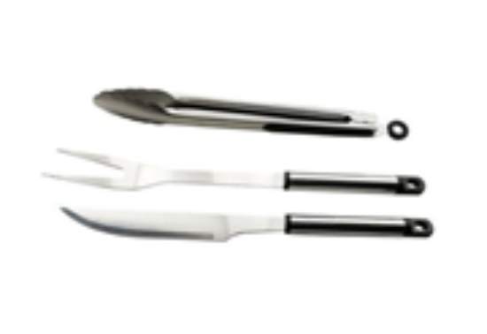 Picture of Alva 3-Piece Stainless Steel BBQ Tool Set