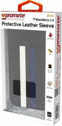 Picture of Promate Blue Zino BlackBerry Z10 Protective Leather Sleeve
