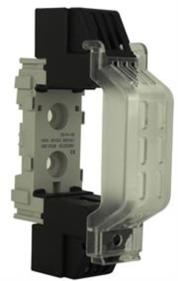 Picture of Solarix NT00 Rail Mount 1 Pole 160A Single Unit DC Fuse Holder