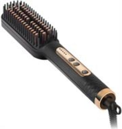 Picture of Sokany Hair Straightener Brush Grey and Rose Gold
