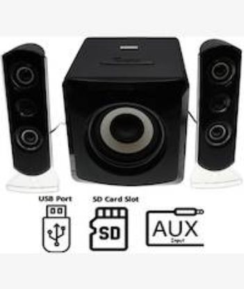 Picture of AudioMate 2 Channel and Subwoofer Stereo Speaker System