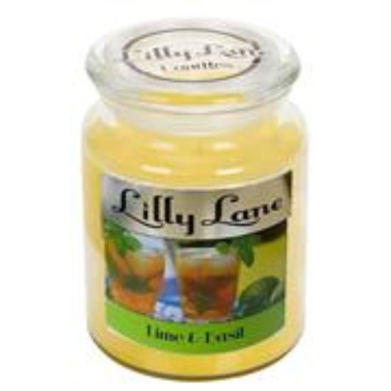 Picture of Lilly Lane Lime & Basil Infusion Scented Candle Large